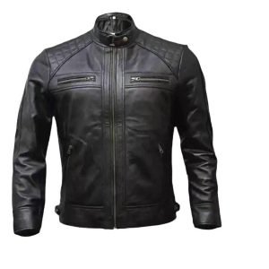 Cafe Racer Style Jacket Men's Sheepskin Butter Soft