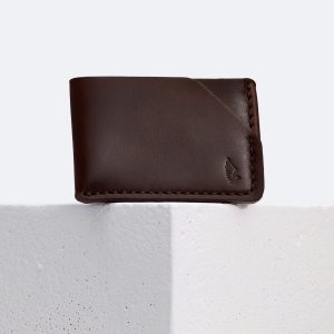 Brown Horween Leather Card Holder / Chromexcel Slim