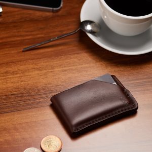 Brown Horween Leather Card Holder / Chromexcel Slim