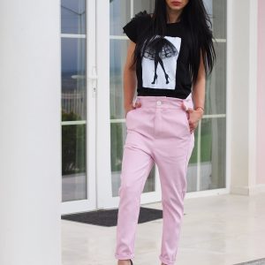 Extravagant Black Summer Top Women Tulle Blouse With