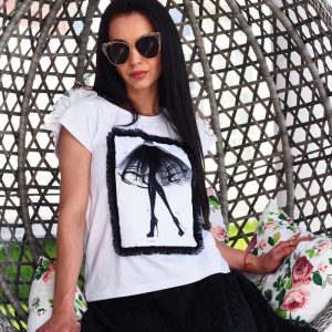 Extravagant White Top Women Blouse Summer Lace For