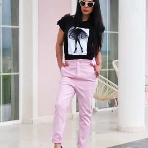 Extravagant Black Summer Top Women Tulle Blouse With