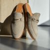 Classic Mules From Suede Leather Stylish Slip On